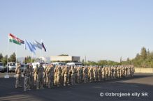 Slvnostn privtanie prslunkov UNFICYP, UNTSO - Avzo